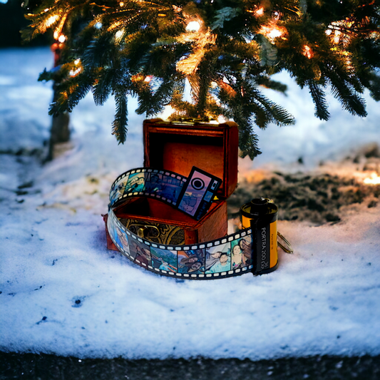 Pack llavero retro + caja vintage